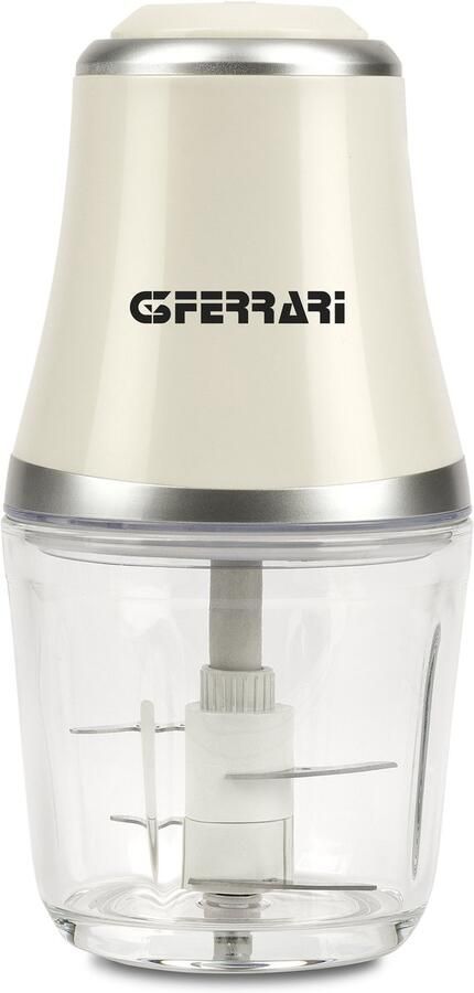 G3 Ferrari Vetromix – Hakmolen 500W – 500ml Glazen Kom – 2 Snelheden – RVS Messen – Veiligheidssysteem – Compacte Elektrische Chopper