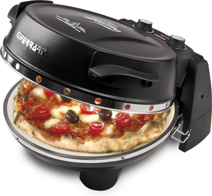 G3 Ferrari Pizzeria Snack Napoletana pizzamaker en -oven 1 pizza('s) 1200 W Zwart