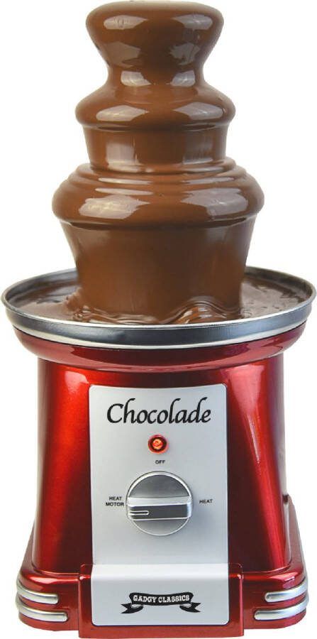 Gadgy Chocoladefontein 3 lagen Chocolade fondue Chocolade Geschenkset Chocolade Fontein 90 Watt