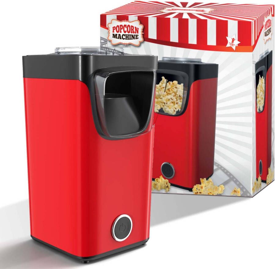 Gadgy Popcorn Machine Hetelucht Popcornmaker 1100 watt met Maatschep Popcornmakers kinderfeestje - Foto 2