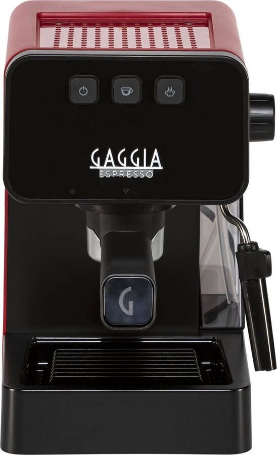 Gaggia ESPRESSO STYLE Espressomachine 1 2 l Koffiepad Gemalen koffie 1900 W Rood - Foto 1