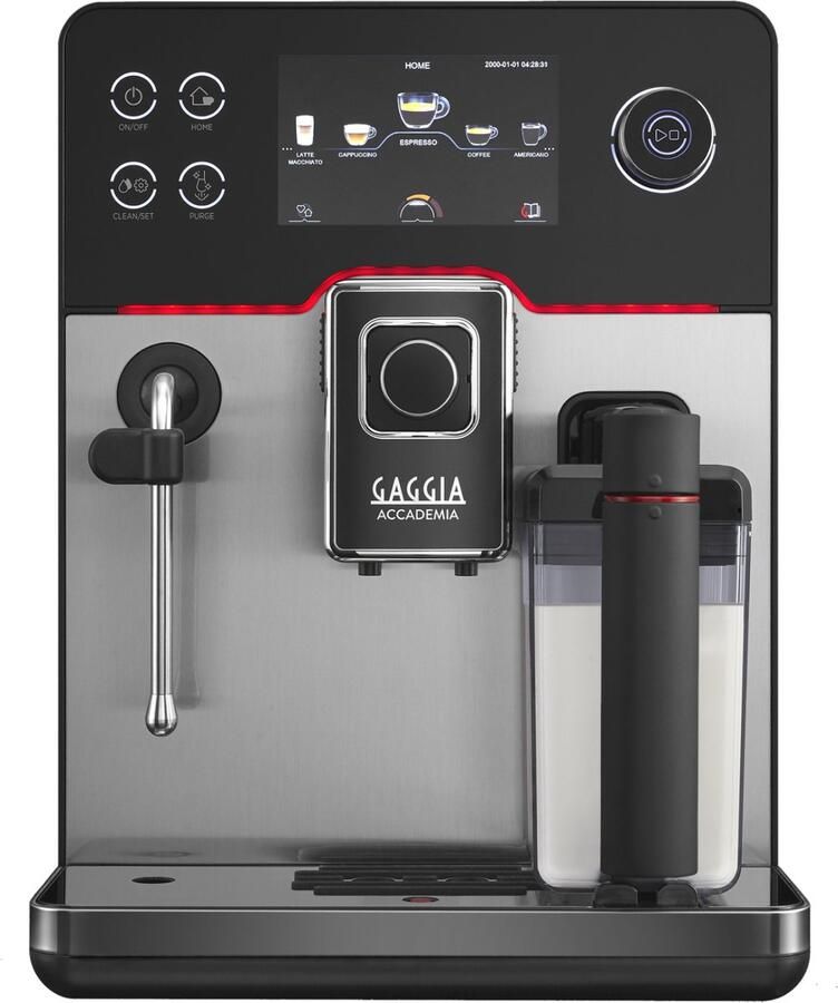 Gaggia Academia Ri9781 01 Volledig Automatische Koffiemachine Transparant One Size 15 Bar werkdruk RVS