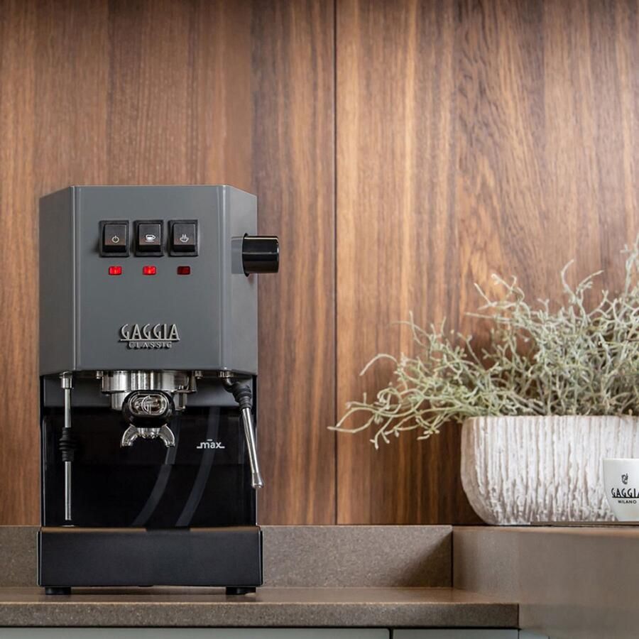Gaggia Classic Evo Pro Pistonmachine design grijs 2023