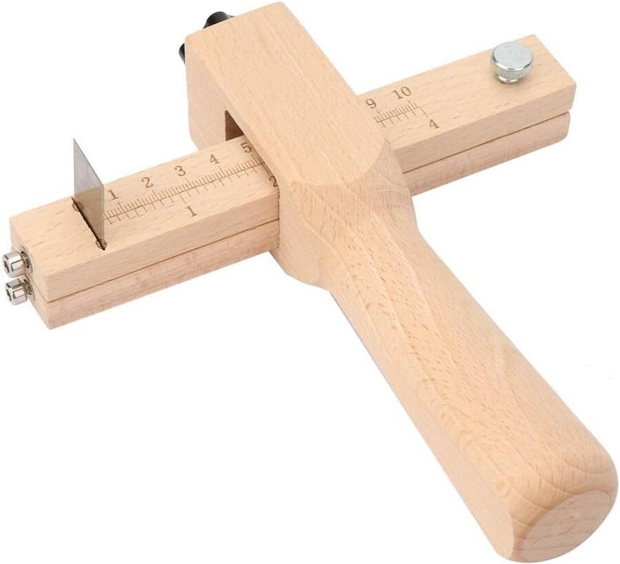 Garosa Allecto Verstelbare Lederen Snijmachine Handmatige Snijgereedschappen DIY Lederen Riemen Precisie Snijden Geschikt voor Ambachtelijk Werk