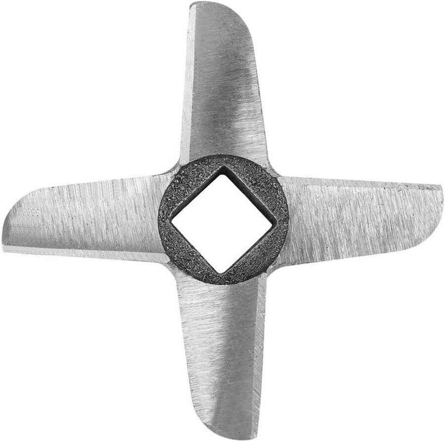 Allecto Vleesmolen Onderdelen Professionele Vleesmolen Machine RVS Keukenaccessoires Vervangend Onderdeel Geschikt voor #22 Zilver