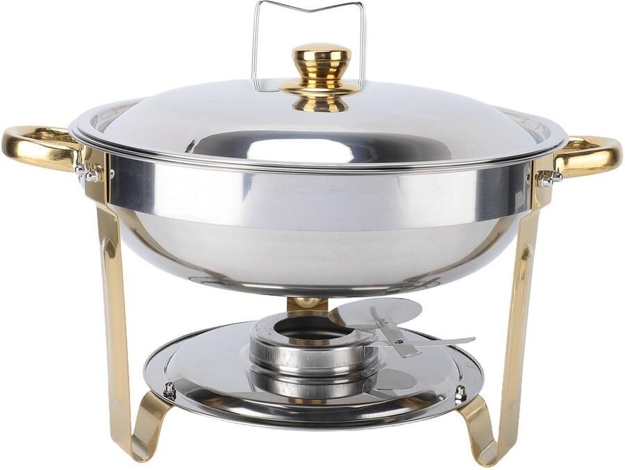 Chafing Dish Buffet Set – 5 L – Warmhouden – Met Warmhoudbrander – Voor Buffet en Catering