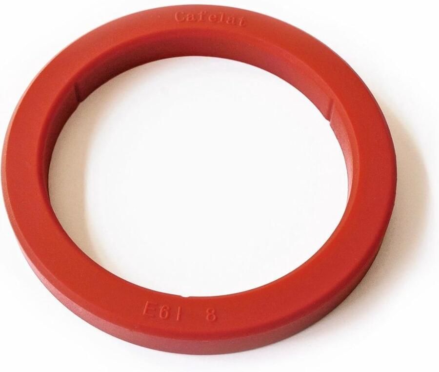 Gasket voor E61 Espresso machines 8mm silicone Rood