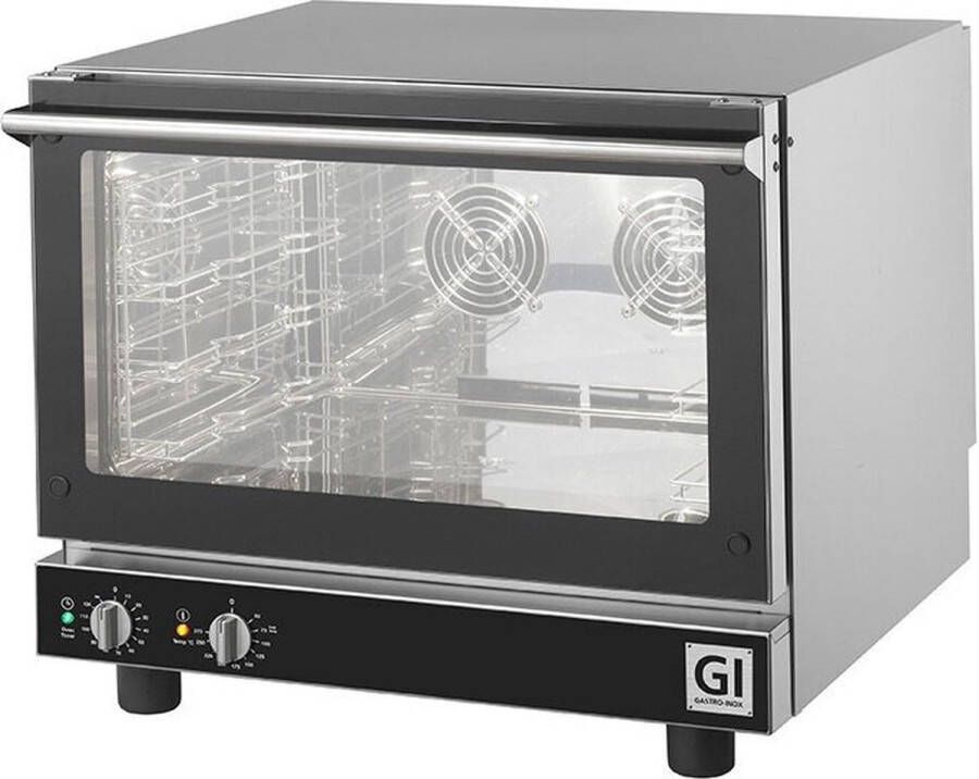 Gastro Inox Gastro-Inox Roestvrijstalen Electrische Heteluchtoven Gn1 1 Gastro-Inox 102.107