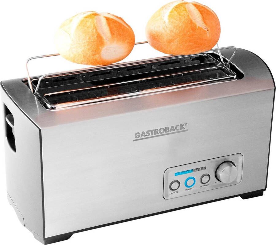 Gastroback Design Pro 4S 9 2 snede(n) 1500 W Zwart Roestvrijstaal