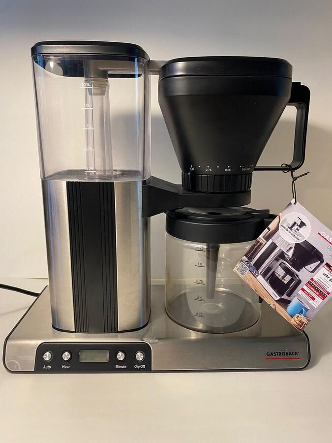 Gastroback 42706 Filterkoffiemachine RVS Zwart