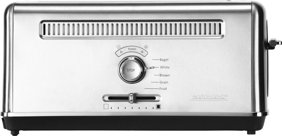 Gastroback Design Advanced 4S 7 2 snede(n) 1100 W Zwart Roestvrijstaal