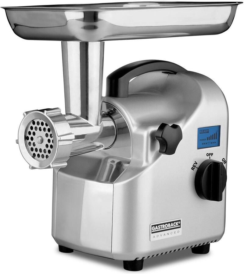Gastroback Design Advanced vleesmolen 500 W Roestvrijstaal