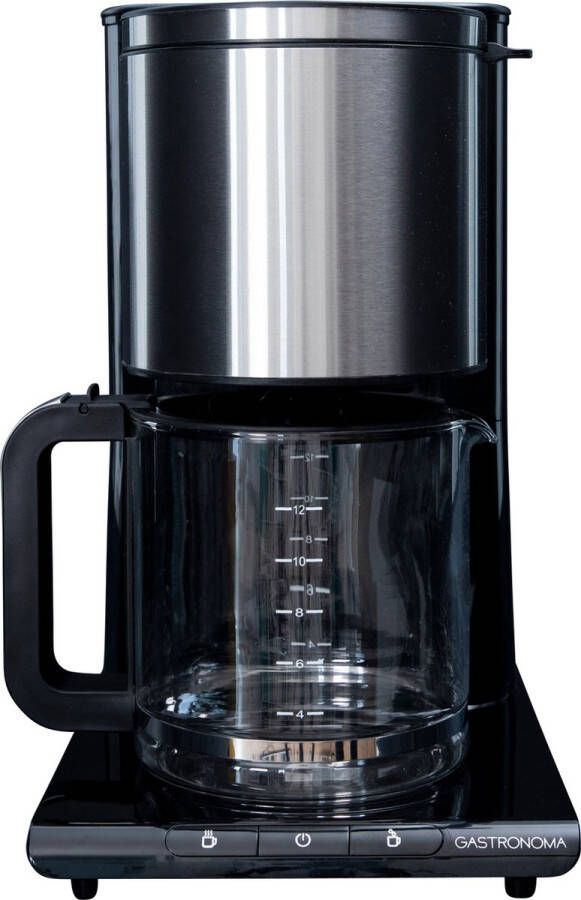 Gastronoma Koffiezetapparaat met klassieke filterbereiding RVS-Zwart