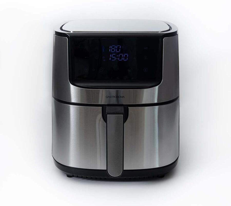 Gastronoma Heteluchtfriteuse Airfryer 1800W 8L Met meerdere accessoires 18290010 RVS