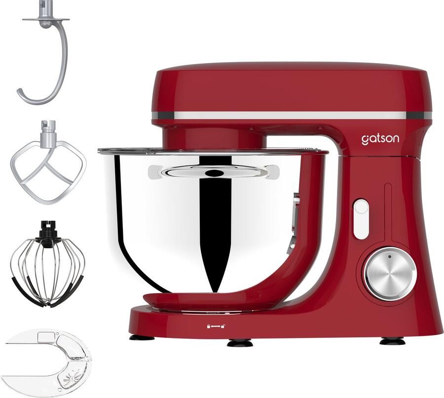 Gatson 2000W Keukenmachine 6L Mengkom Dubbele Handvat Keukenrobot Keukenmixer Foodprocessor - Foto 2