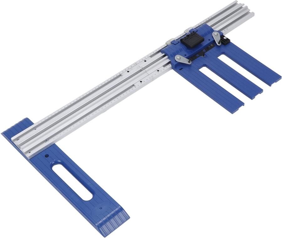 Geleiderail 65 cm Aluminiumlegering Slijtvaste Gids Cirkelzaaggeleider Snijrichting Nauwkeurige Schaal Zaaggeleider
