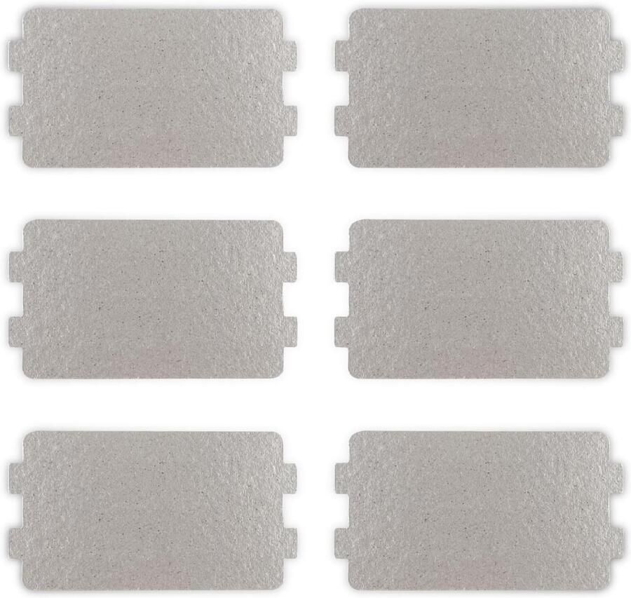 GelldG Mica Sheets Magnetron Golfgeleider Afdekking Mica Sheets Magnetron Mica Sheets Vervangende en Reparatie Onderdelen Geschikt voor Alle Magnetrons Mica Sheets 6 Sheets 6.5×11.5cm