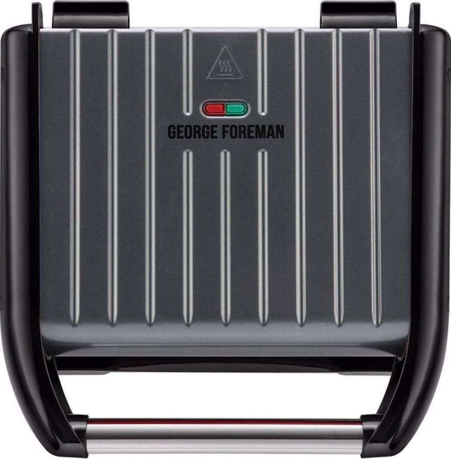 George Foreman 25041-56 Steel Grill Family Contactgrill Grijs