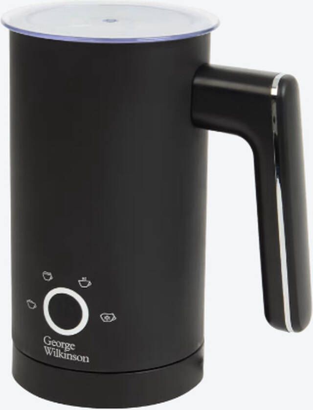 George Wilkinson Chocoluxe Melkopschuimer – 500W – Automatische Melkopschuimer voor Warm & Koud Opschuimen – Ideaal voor Cappuccino Latte & Warme Chocolademelk – Stil & Compact Design