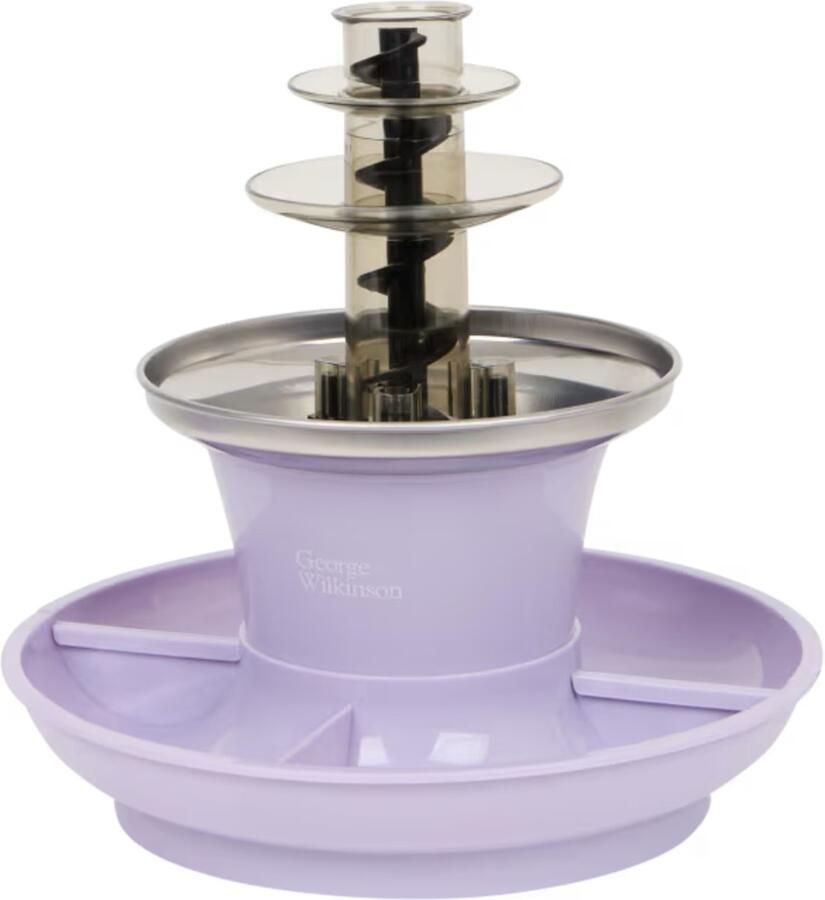 George Wilkinson Chocolade Fontein – 3-Lagen – Voor Smelten van Chocolade – Perfect voor Feestjes Desserts en Marshmallows