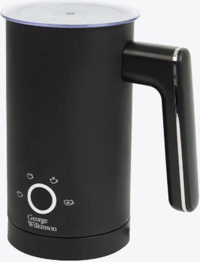 George Wilkinson Chocoluxe Melkopschuimer Warm en Koud 4 functies 500W Het stijlvolle en compacte design een perfecte schuimlaag Snelle en makkelijke bereiding