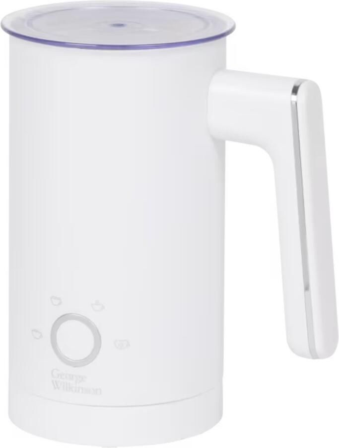 George Wilkinson Chocoluxe Melkopschuimer – Warme Chocolademelk Maker – Voor Melk & Plantaardige Melk – Anti-aanbaklaag – Wit Goud Kerst sinterklaas kado