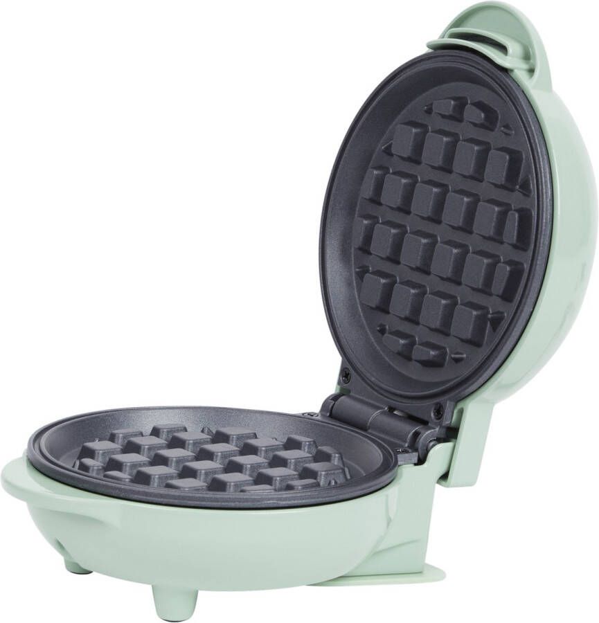 George Wilkinson Mini Wafelijzer – Compact Wafelmaker met Anti-aanbaklaag – Maak Verse Wafels in Minuten!