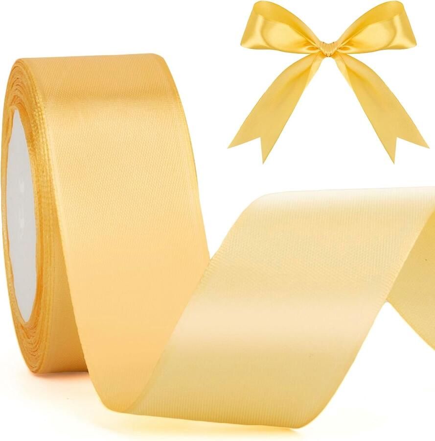 Geschenkband 40 mm satijn 23 meter