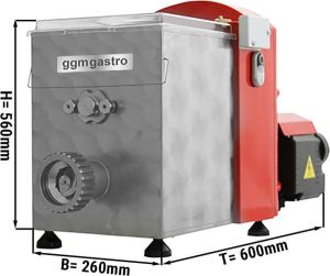 GGM Gastro Pastamachine 8 kg uur