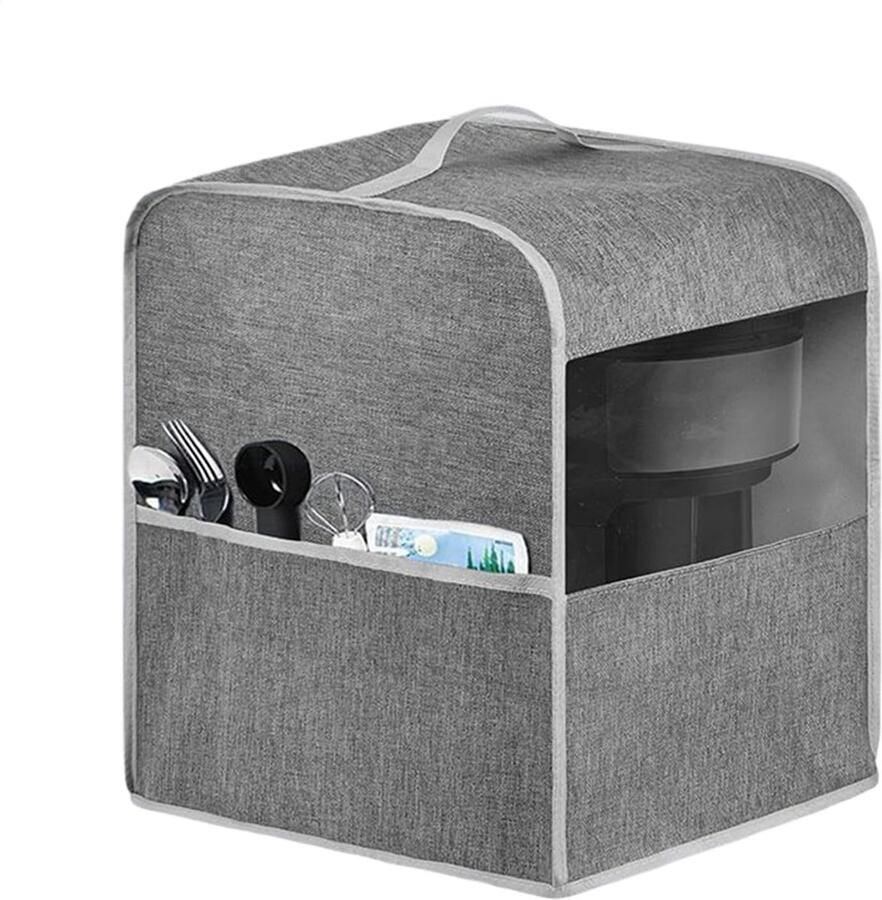 Gigicial Stofhoes voor koffiemachine Hittebestendig Universeel ontwerp comfortabele grip warmte-isolatie 1 stuk Universeel grijs