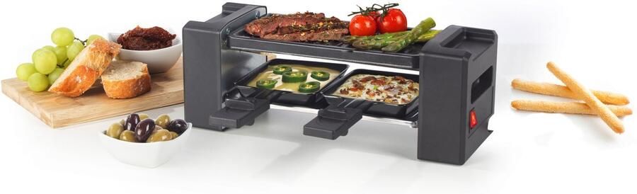Giles & Posner Mini Raclette 2 Personen Spatels inbegrepen