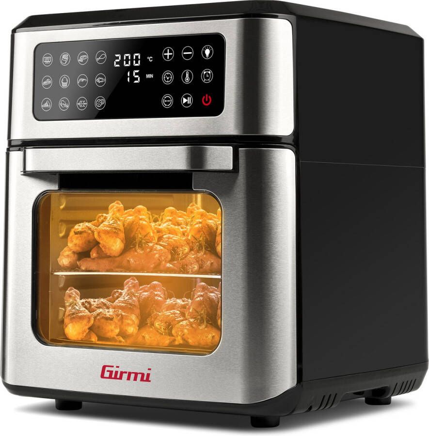 Girmi FG9700 friteuse Enkel 12 l 1800 W Heteluchtfriteuse Roestvrijstaal