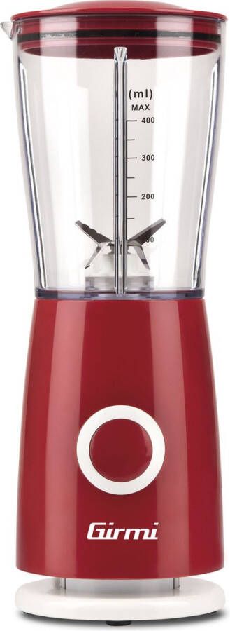Girmi FR0302 blender voor op aanrecht 170 W Rood Transparant Wit