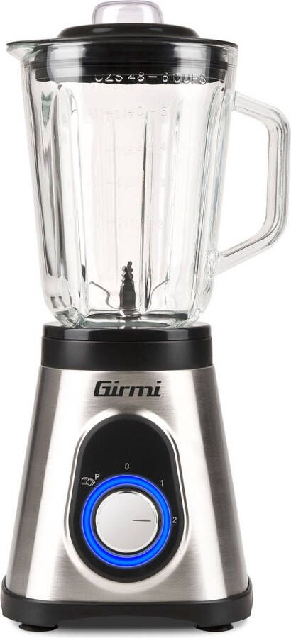 Girmi FR9100 blender voor op aanrecht 700 W Zwart Roestvrijstaal Transparant