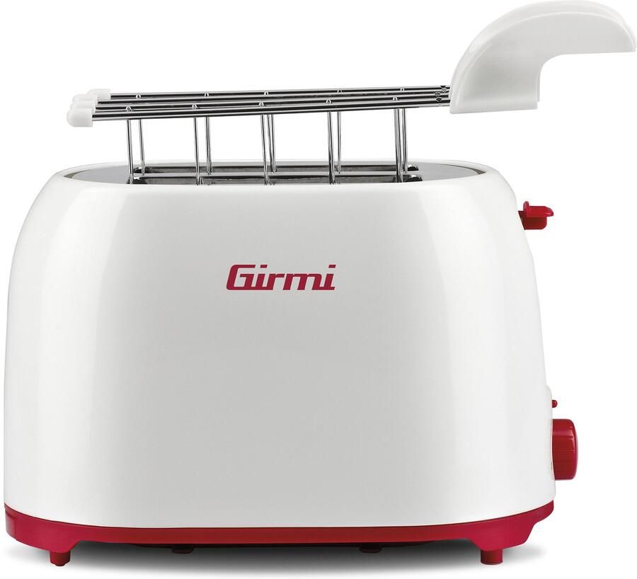 Girmi Italia Girmi TP1001 broodrooster 6 2 snede(n) 750 W Rood Wit