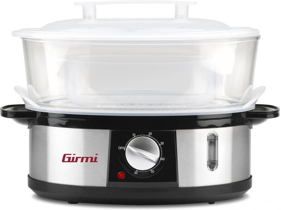 Girmi VP26 stomerkoker 3 mand(en) Zwart Zilver Vrijstaand 750 W