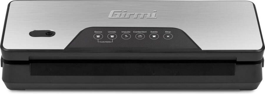 Girmi VT7500 vacuum sealer 750 mbar Zwart Roestvrijstaal