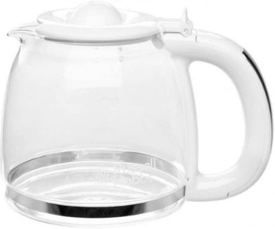 Glazen kan voor koffiezetapparaat wit (24390-56) glazen kan 700241