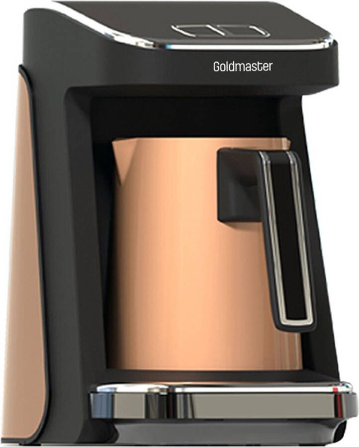 GoldMaster PRO KIVAM GM-9900G Turkse Koffiezetapparaat 480W Performance stijlvol ontwerp duurzame roestvrijstalen Koffiepot Goud