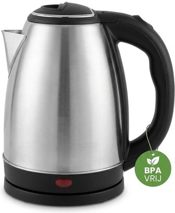 Golermo Elektrische Waterkoker RVS 1.8L – 1850W – Automatische Uitschakeling & Droogkookbeveiliging