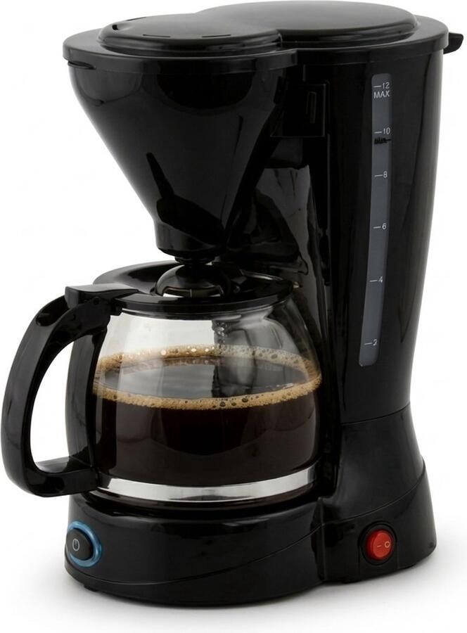 Golermo Koffiezetapparaat Filterkoffie 1 5L Koffiemachine met Herbruikbare Filter Automatische Uitschakeling 800W