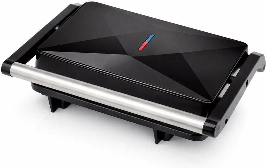 Golermo Tosti Apparaat – Contactgrill voor 2 Tosti s – Uitklapbaar – Panini Grill - Foto 2