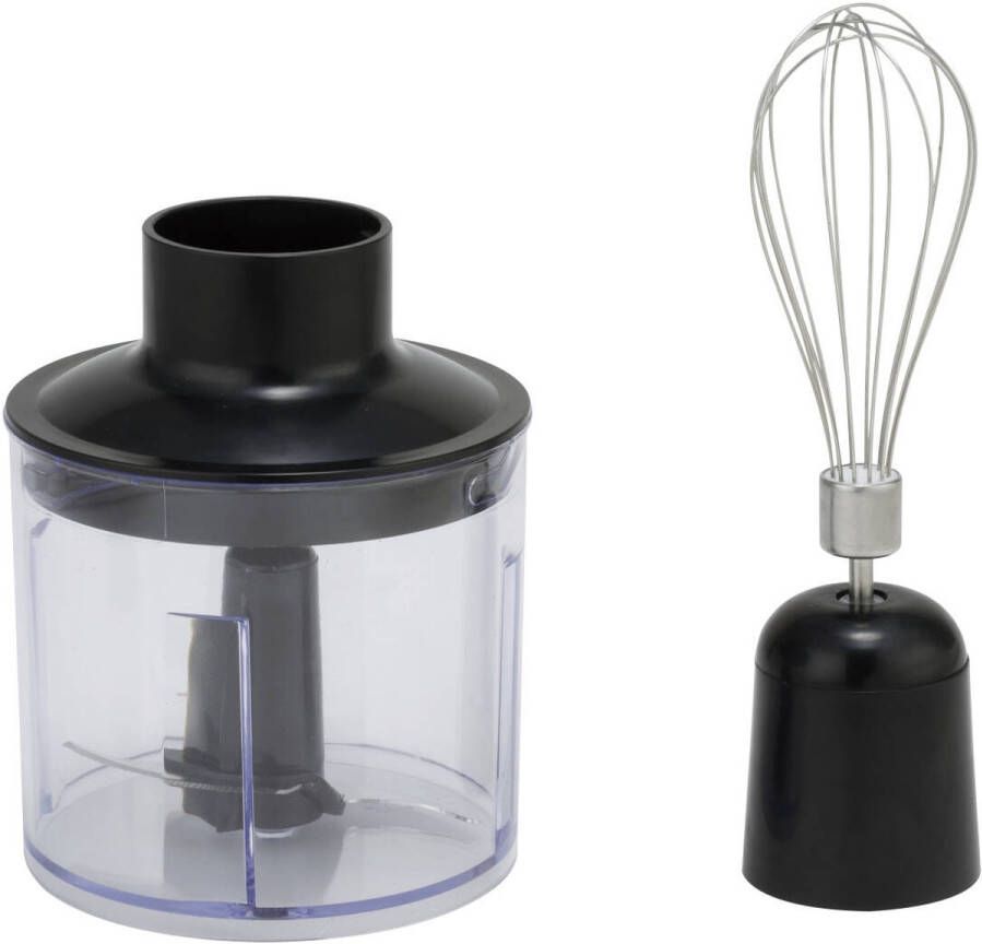 Goliving Staafmixer Set 4-in-1 Hakmolen Maatbeker Garde 1000W Vaatwasserbestendige Accessoires RVS Zwart - Foto 2