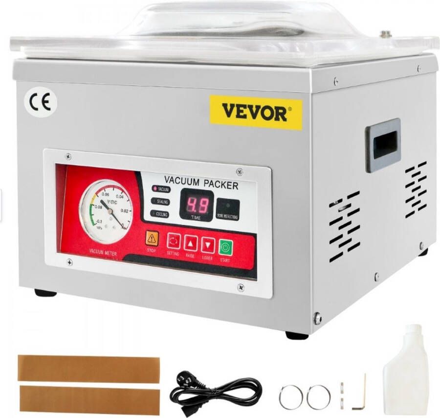 Goodfinds Vacuumeermachine inpak machine Vacuum sealer apparaat Automatisch Eten 180W RVS