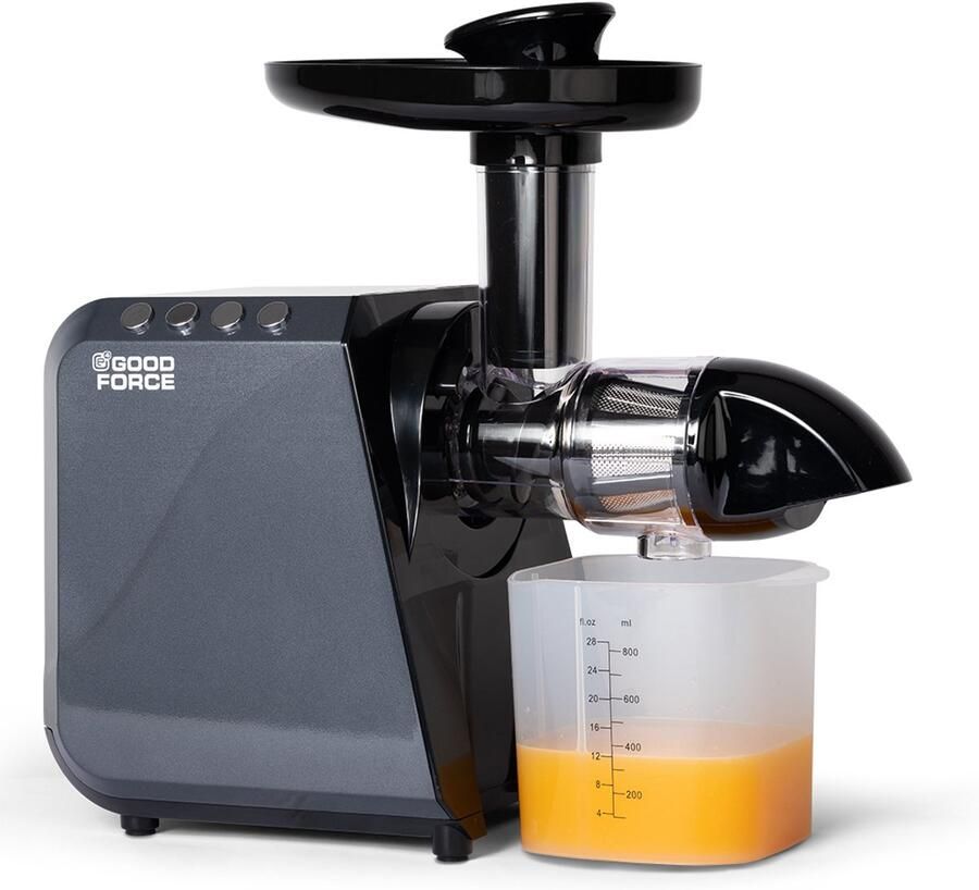 GoodForce Krachtige Slowjuicer Juicer Groente en Fruitpers Met Pulp en sap reservoir Juice Maker Maximale voedingswaarde - Foto 2
