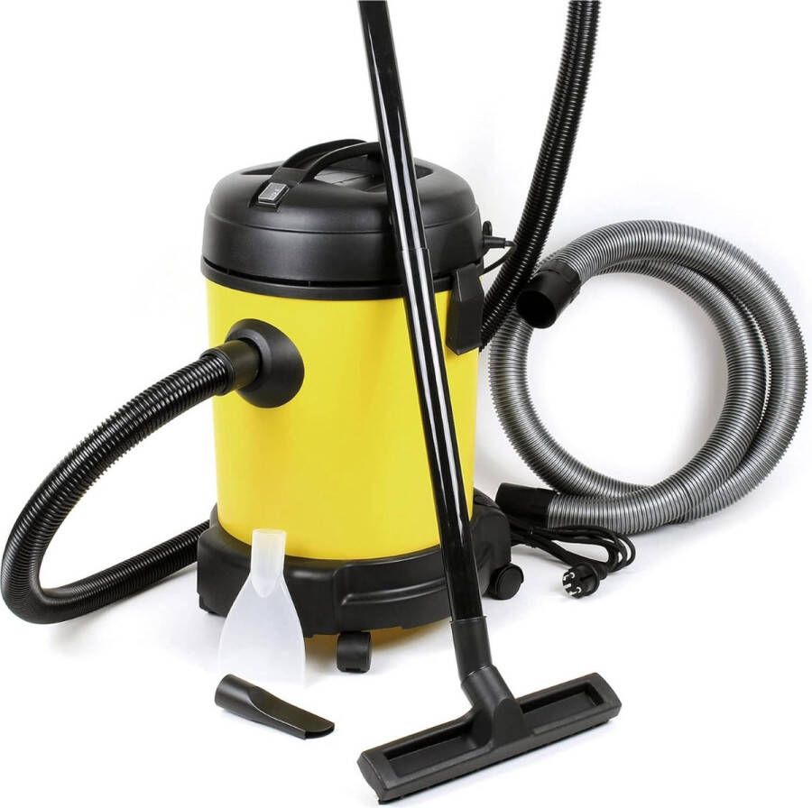 Goodivery Vijverstofzuiger Modder Zuigen 1200W Nat Droog Zuigsysteem voor Vijver Zwembad en Tuin 38 x 38 x 55 cm Geel