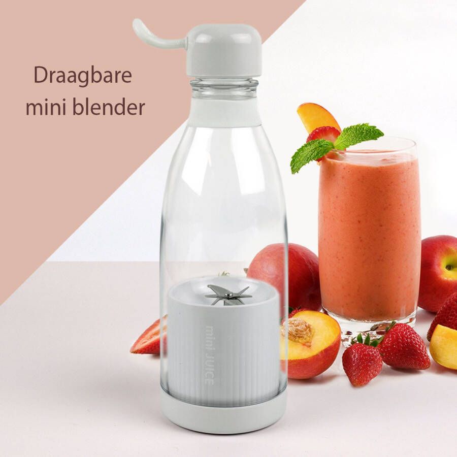 Goodslab Draagbare blender Mini blender to go Blender smoothie 300 ML