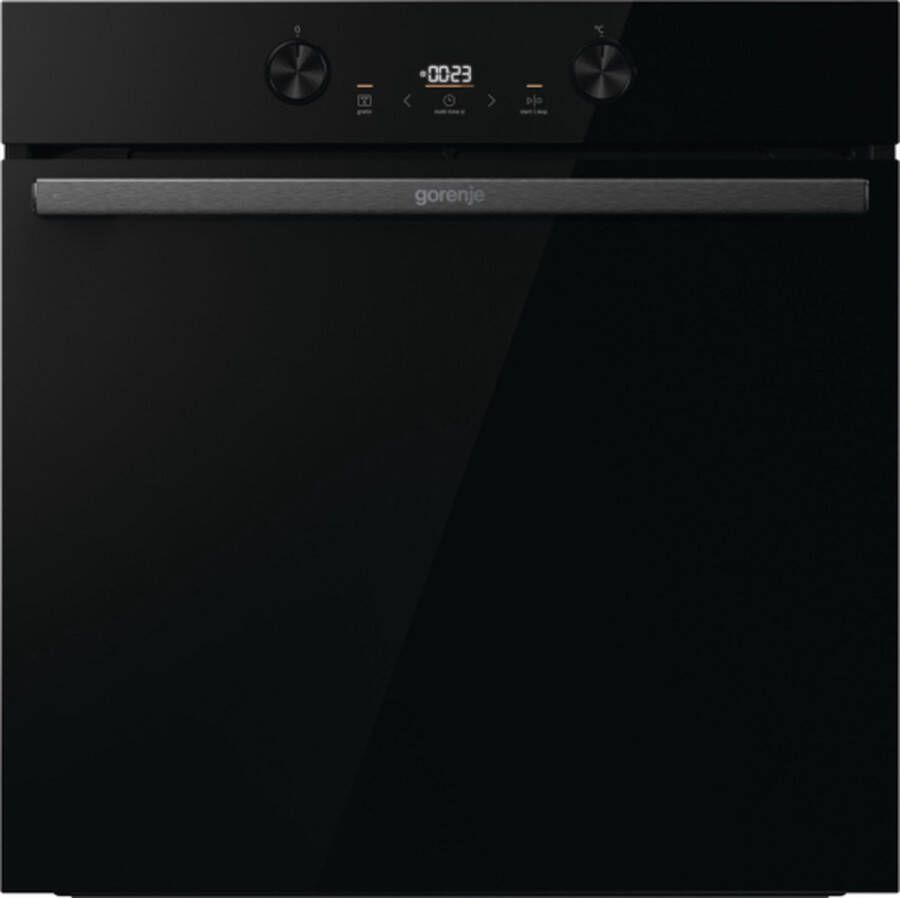 Gorenje BOS6737E20FBG Inbouwoven 77 liter Zwart Airfryer-functie AquaClean-reiniging