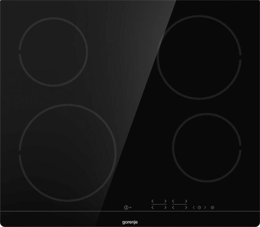 Gorenje ECT641BSC kookplaat Zwart Ingebouwd 60 cm Keramisch 4 zone(s)