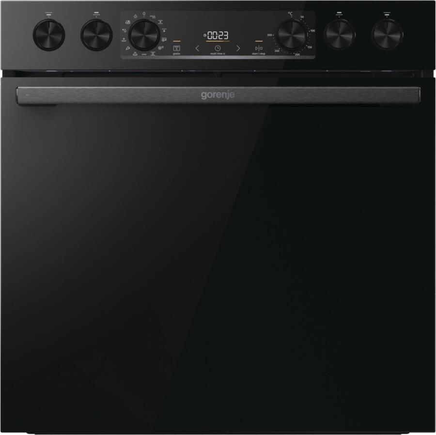 Gorenje 77L Inbouw Fornuis Oven-inductiekookplaat set 60CM GentleBake AirFry FrozenBake PerfectGrill BCSI737DBGOT